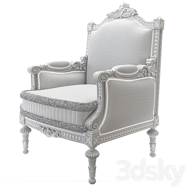 SOFA ĐƠN CỔ ĐIỂN MODENESE GASTONE LOUIS 16
